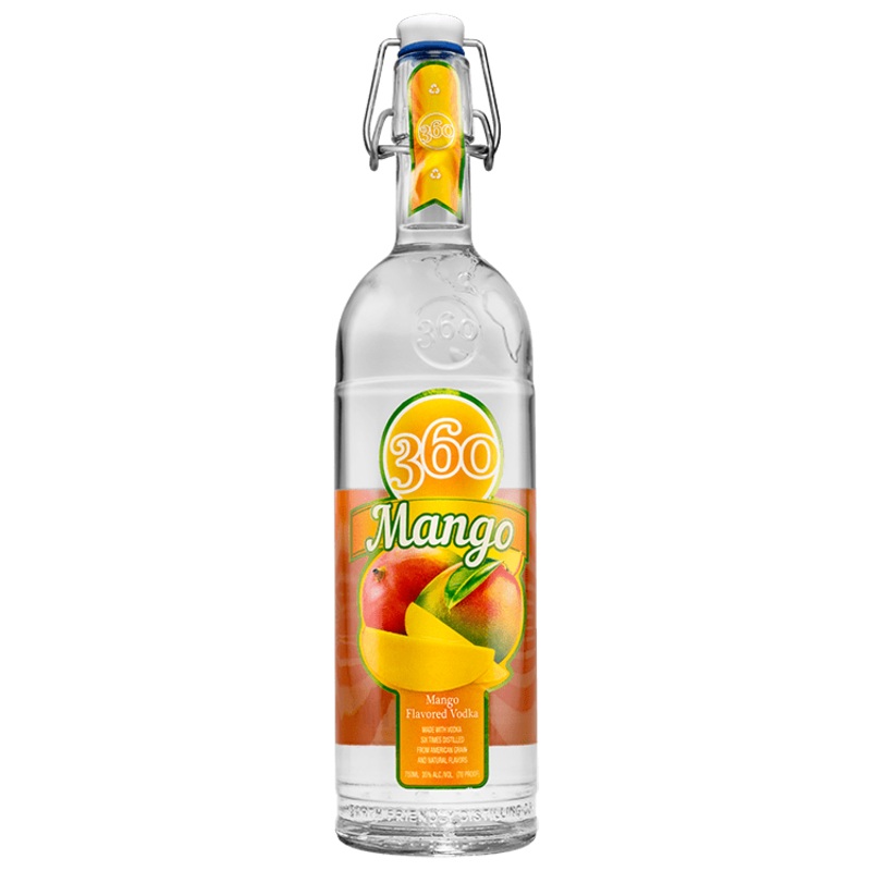 360 Mango Vodka, 750mL
