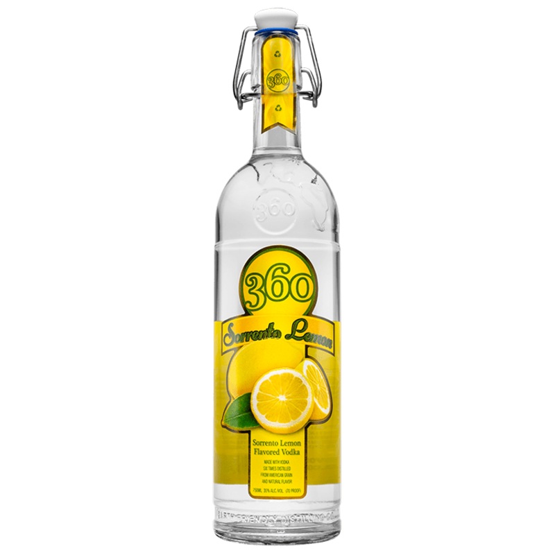 360 Sorrento Lemon Vodka, 750mL