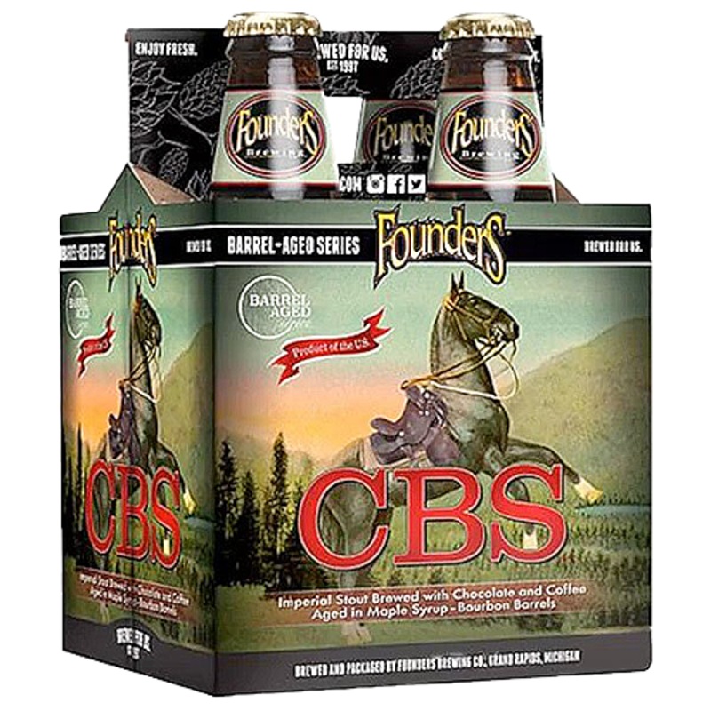Founders CBS "Canadian Breakfast Stout", 4-pack
