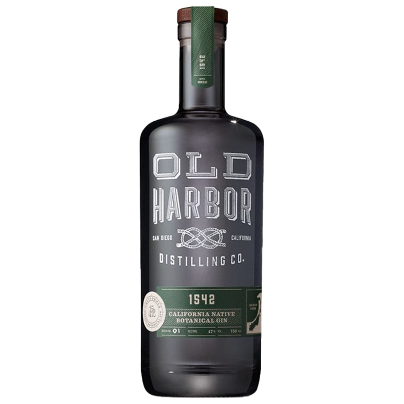 Old Harbor California Native Botanical Gin, 750mL