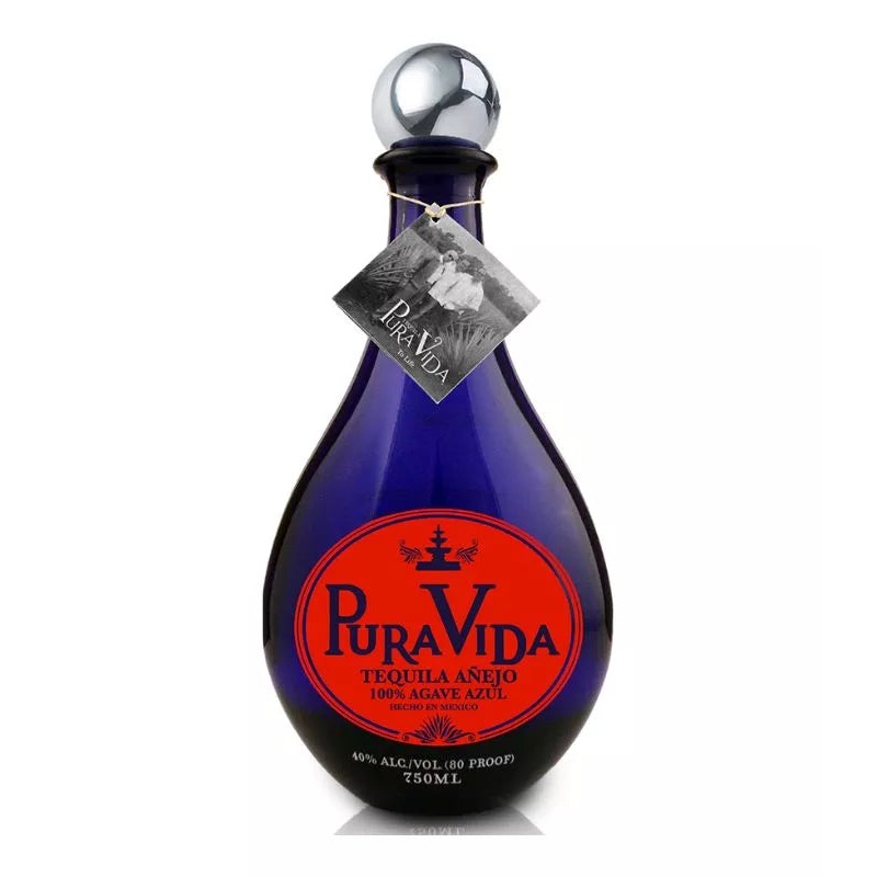 Pura Vida Tequila Anejo 750mL