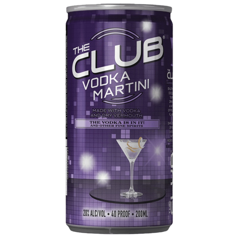 The Club Vodka Martini, 200mL