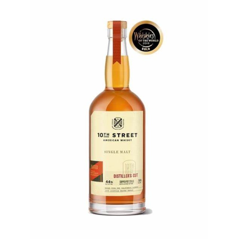 10th Street Distiller's Cut Single Malt Whiskey, 750mL