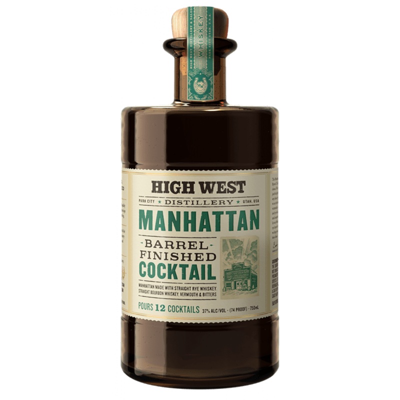 High West Manhattan Barrel Finished Cocktail, 750mL