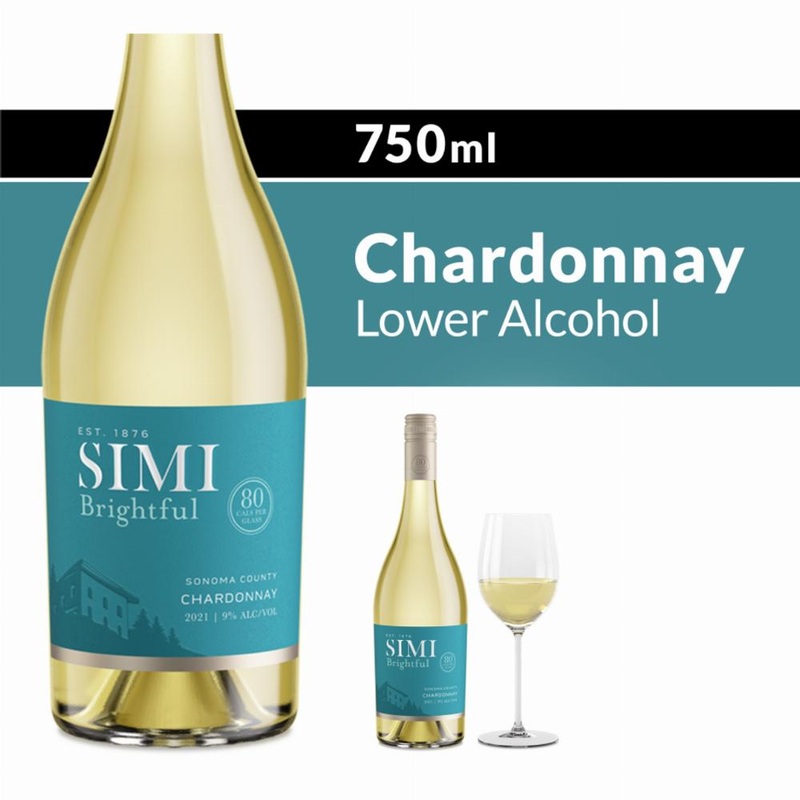 Simi Low Alcohol Brightful Chardonnay  Sonoma County 2021 750ml