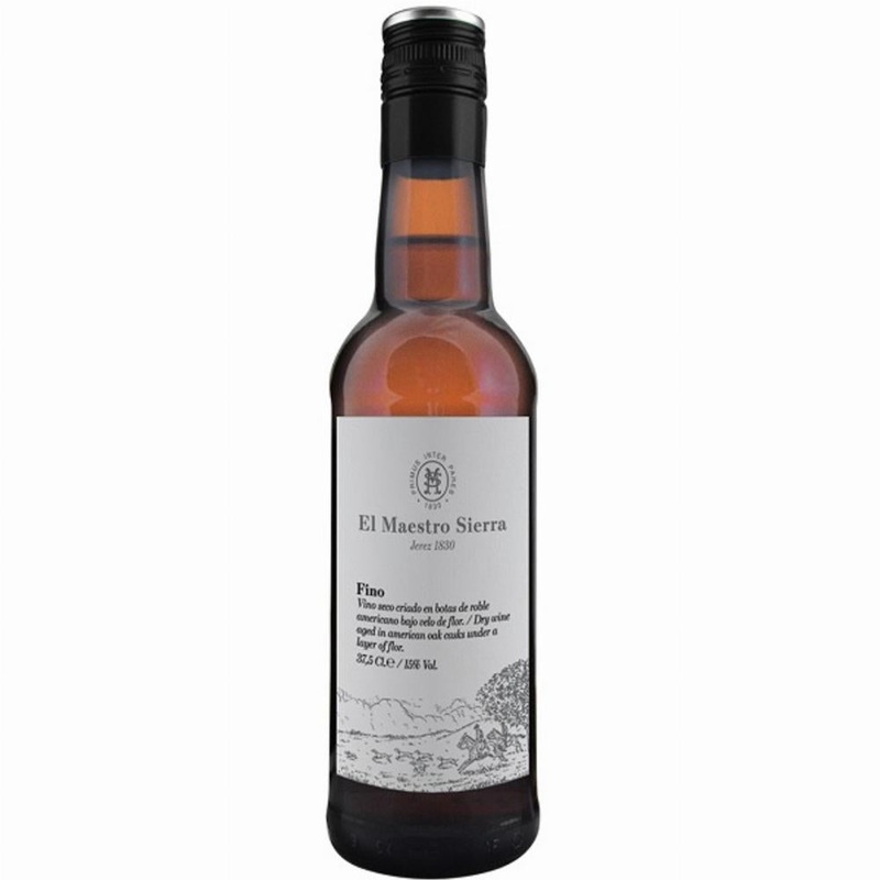 El Maestro Sierra Fino Seco Xeres-Jerez-Sherry 375ml Half Bottle