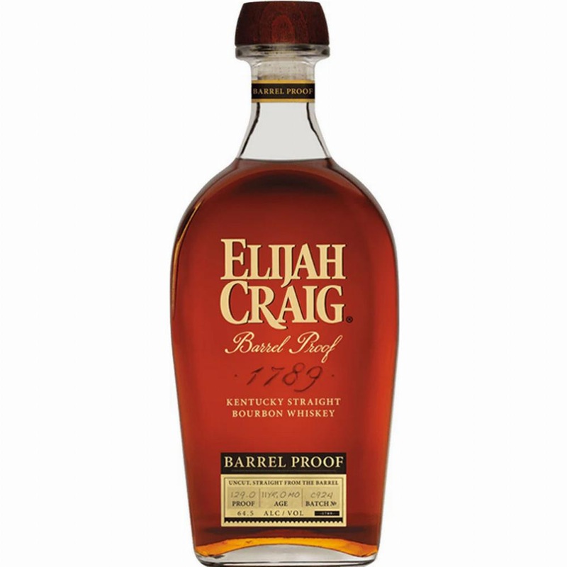 Elijah Craig Barrel Strength Bourbon 129.0 Proof 11 Years 750ml Batch C924