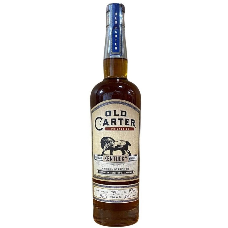 Old Carter Straight Kentucky Whiskey, Batch 1 2020 Release