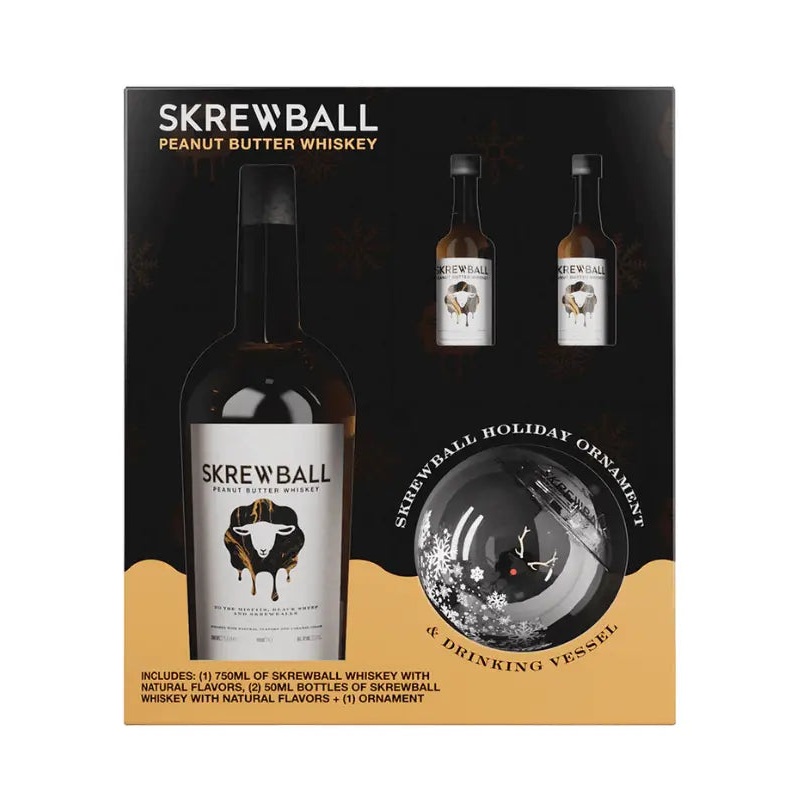 Skrewball Holiday Ornament Gift Set