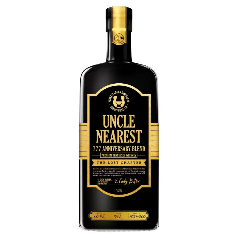 Uncle Nearest 777 Anniversary Blend The Lost Chapter 750mL