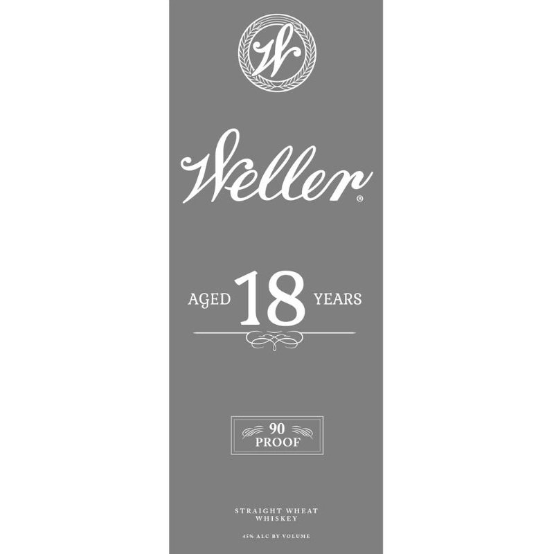 W.L. Weller 18 Year Straight Wheat Whiskey 700mL