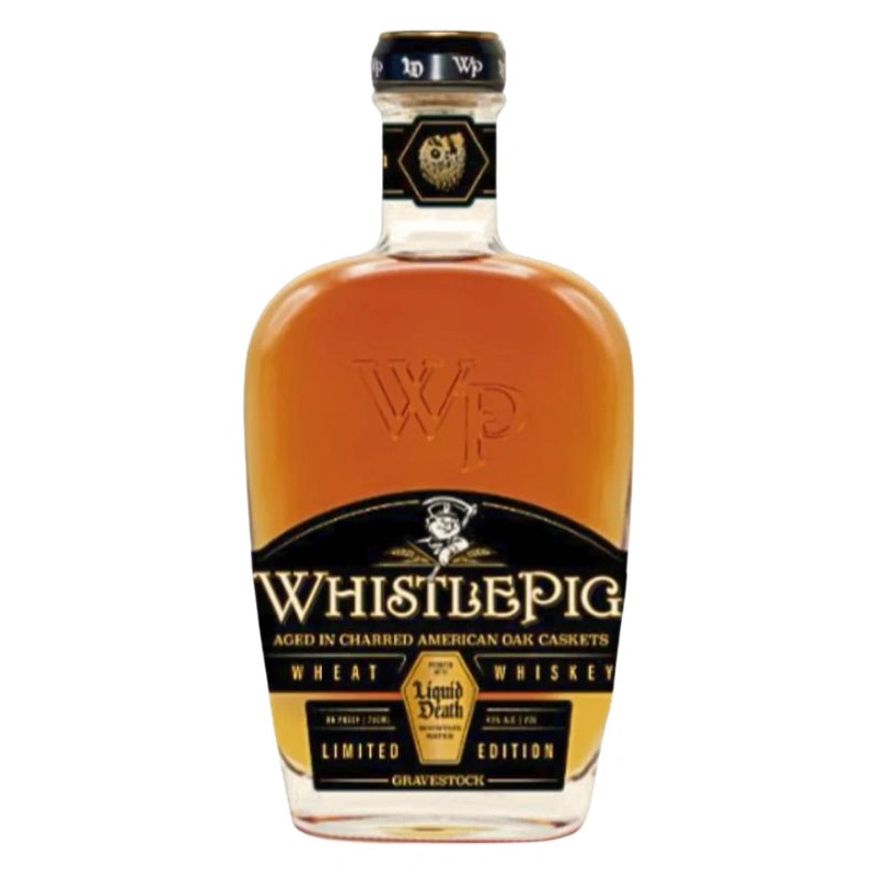 WhistlePig Wheat Whiskey Proofed with Liquid Death Mountain Water 750mL