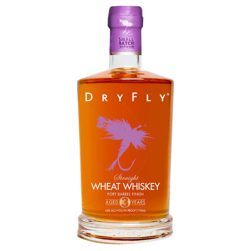 Dry Fly Straight Wheat Whiskey Port Barrel Finish 750mL