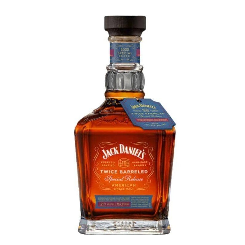 Jack Daniels Single Barrel 2022 Special Release Twice Barreled American Single Malt 750mL