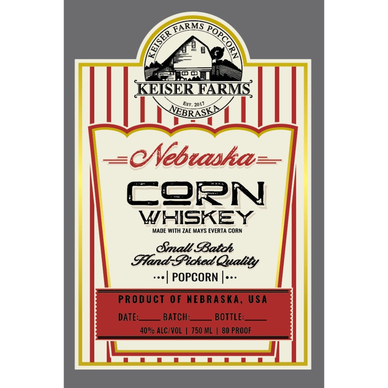 Keiser Farms Nebraska Corn Whiskey