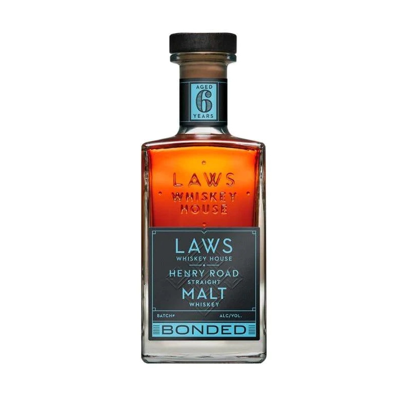 Laws Whiskey House Henry Road Straight Malt Whiskey Bonded 750mL