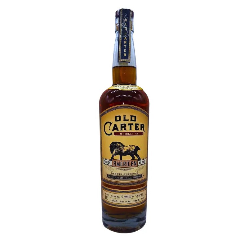 Old Carter Straight American Whiskey Small Batch 10 2022 Release