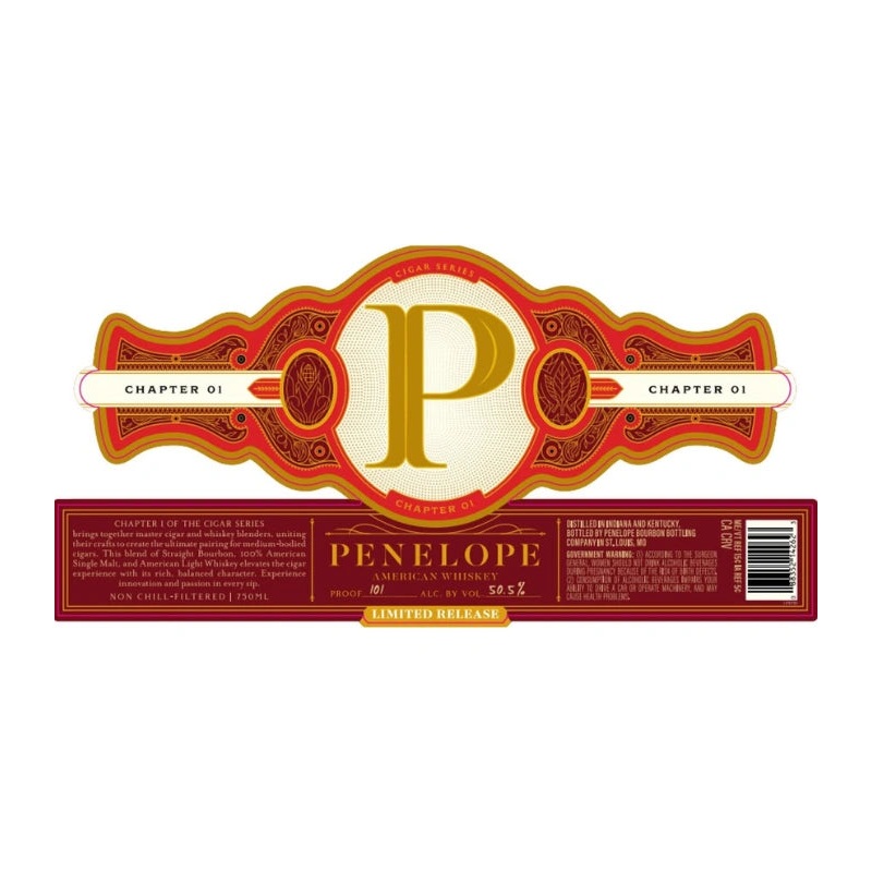 Penelope Cigar Series Chapter 01 American Whiskey 750mL