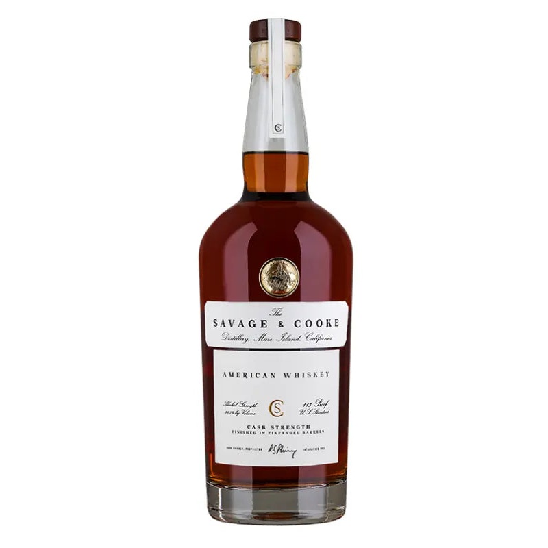 Savage & Cooke Zinfandel Cask Finish Cask Strength American Whiskey 750mL