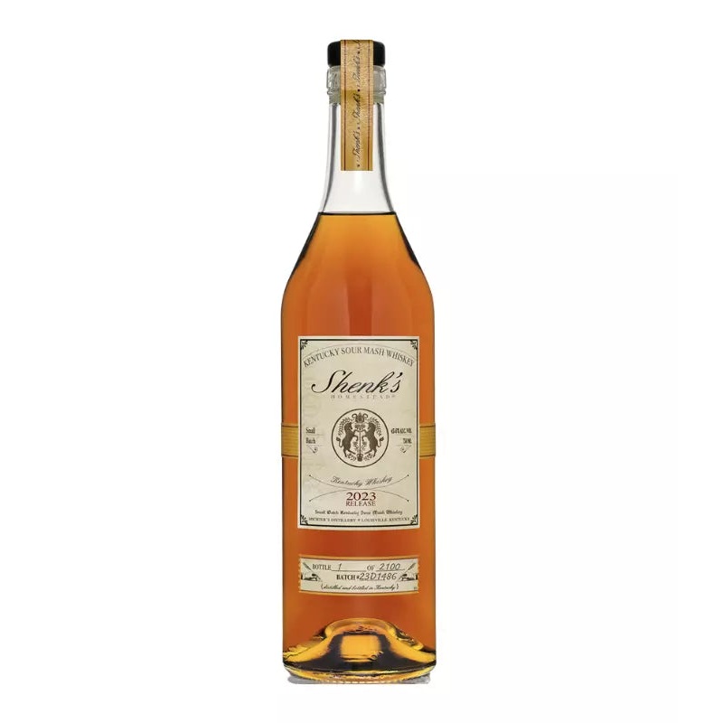 Shenk's Homestead 2023 Release Kentucky Sour Mash Whiskey 750mL