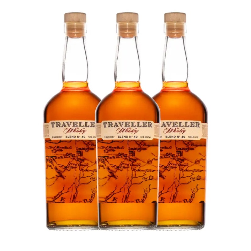 Traveller Blend No. 40 Whiskey by Chris Stapleton & Buffalo Trace 3 Pack 750mL