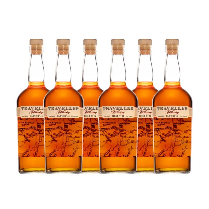 Traveller Blend No. 40 Whiskey by Chris Stapleton & Buffalo Trace 6 Pack 750mL