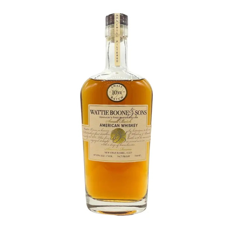 Wattie Boone & Sons 10 Year Ancient Reserve Small Batch American Whiskey 750mL