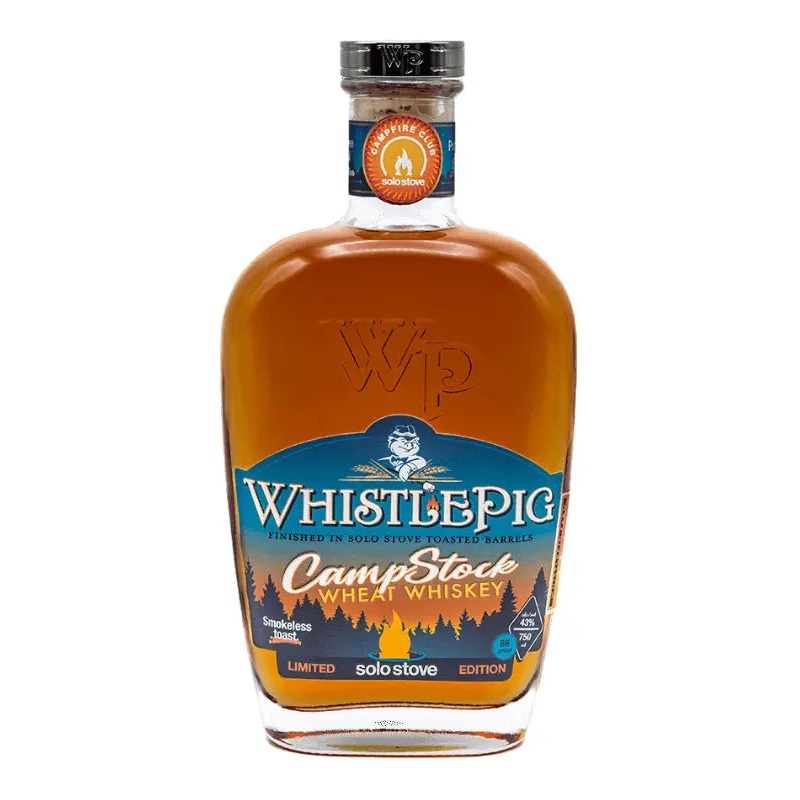 WhistlePig Camp Stock Solo Stove Wheat Whiskey 750mL