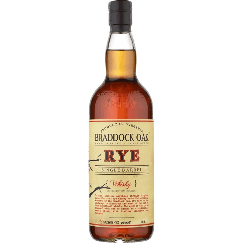 Braddock Oak Single Barrel Rye