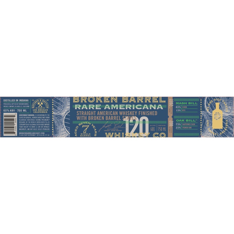Broken Barrel Rare Americana 7 Year Old