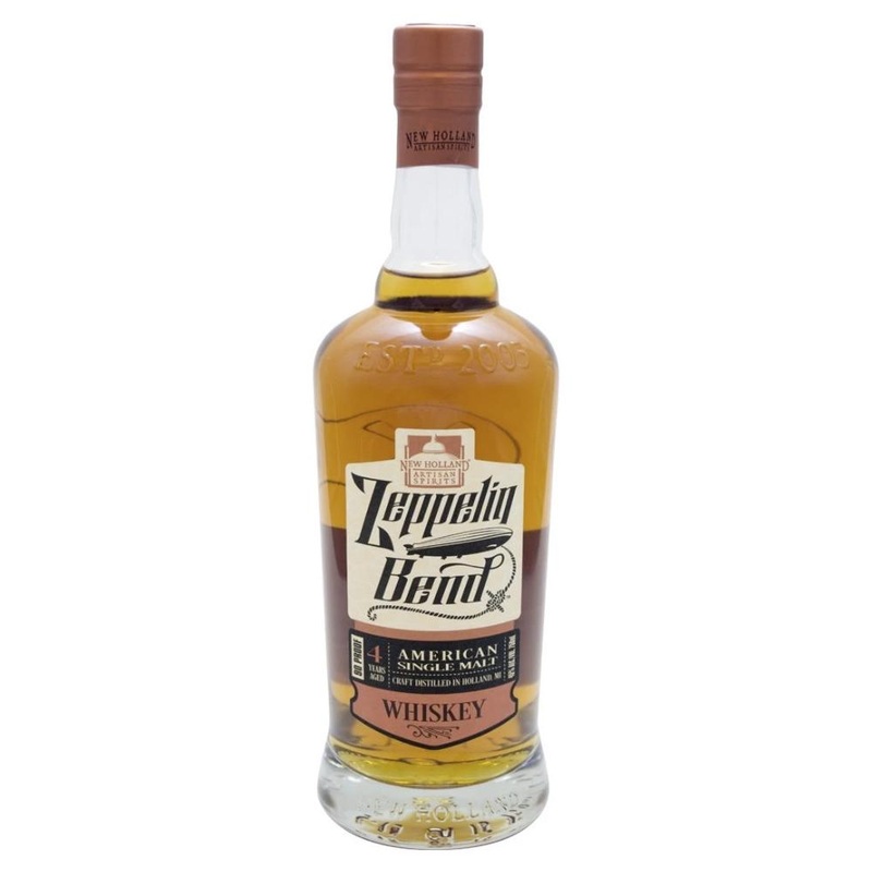 New Holland Spirits Zeppelin Bend Single Malt Whiskey
