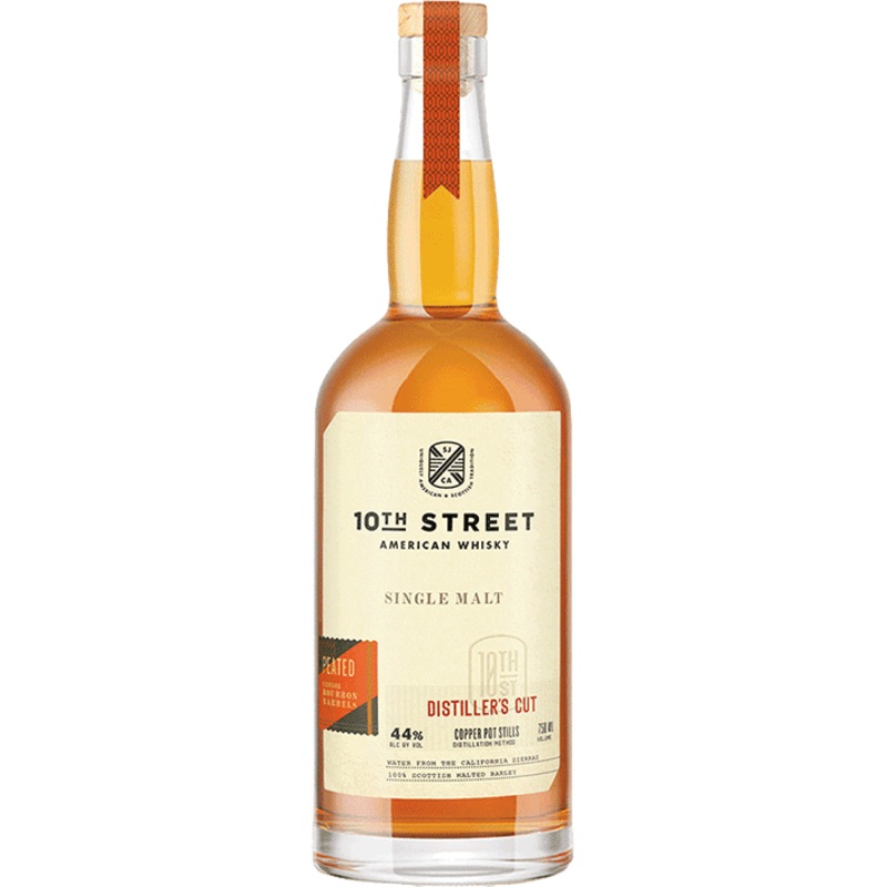 10th Street Peated Single Malt Distillers Cut American Whisky - 750ML