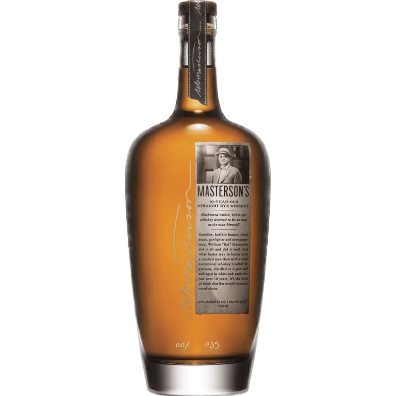 Masterson's Rye Whiskey 10 Year