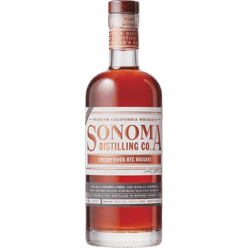 Sonoma Distilling Cherrywood Rye Whiskey