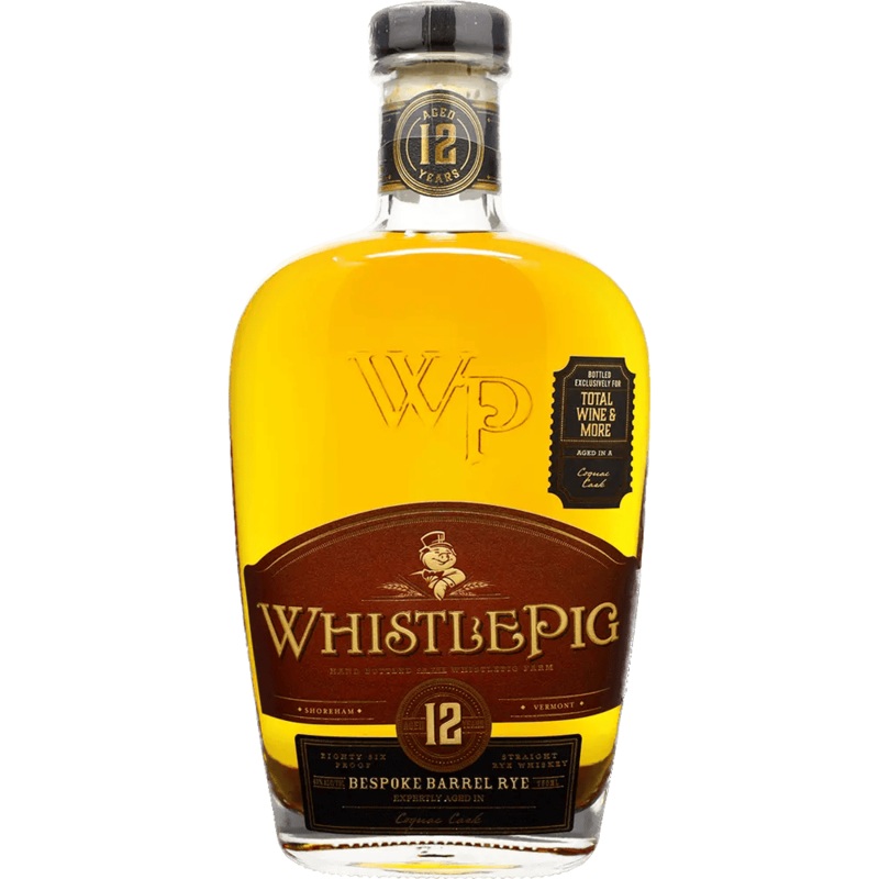 WhistlePig 12 Year Old World Rye Bespoke Blend Barrel Select