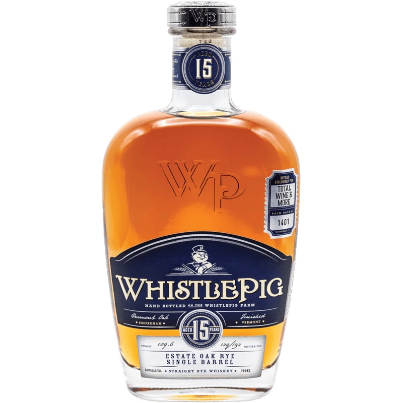 WhistlePig 15 Year Rye Cask Strength Barrel Select
