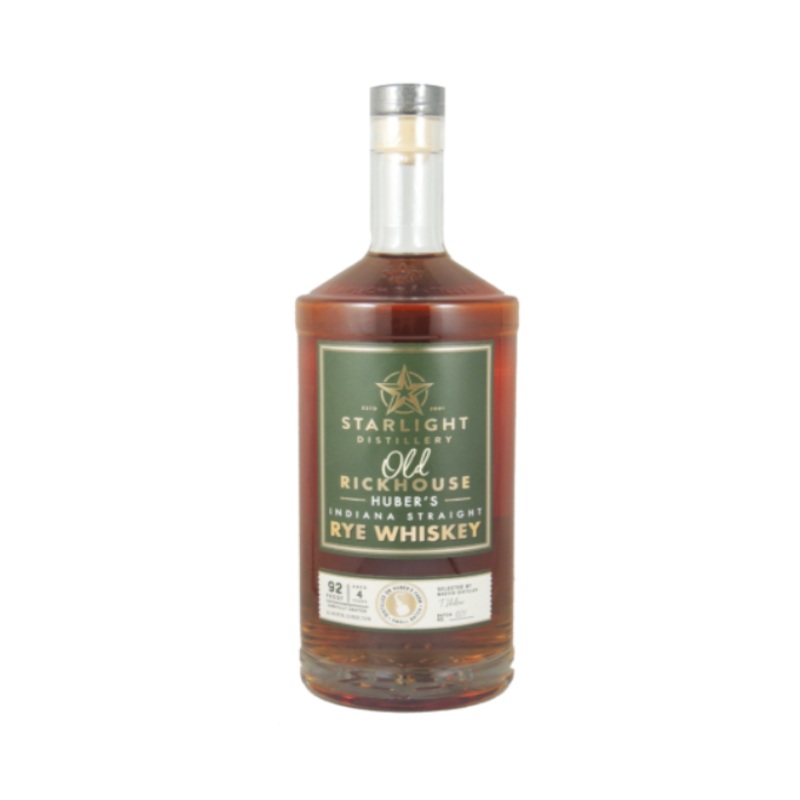 Huber Starlight Old Rickhouse Straight Rye 750ml (DNO P3)