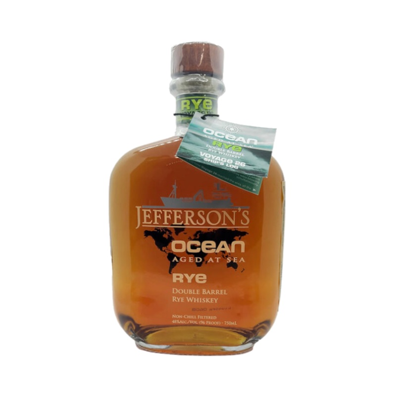Jeffersons Ocean Aged At Sea Double Barrel Rye 750ml (DNO)