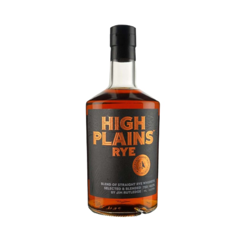 J W Rutledge High Plains Straight Rye 750ml