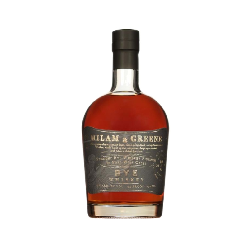 Milam & Greene Port Cask Straight Rye 750ml