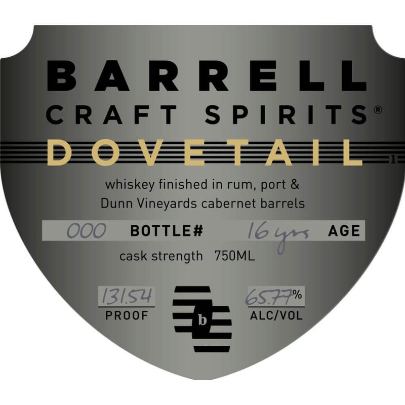 Barrell Craft Spirits Gray Label Dovetail