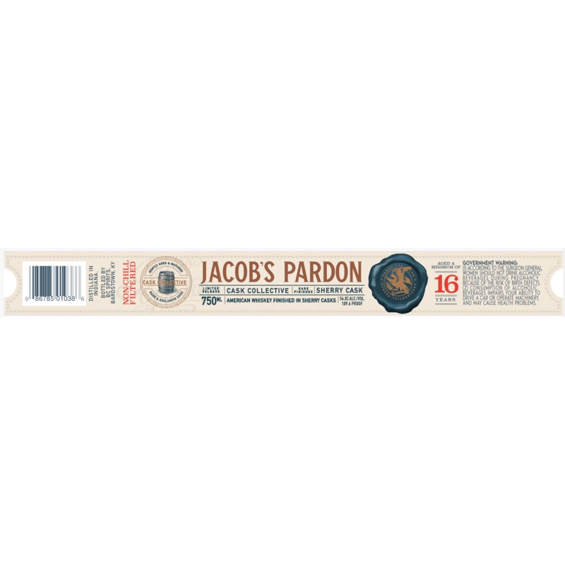 Jacob's Pardon 16-Year American Whiskey Sherry Cask Finish