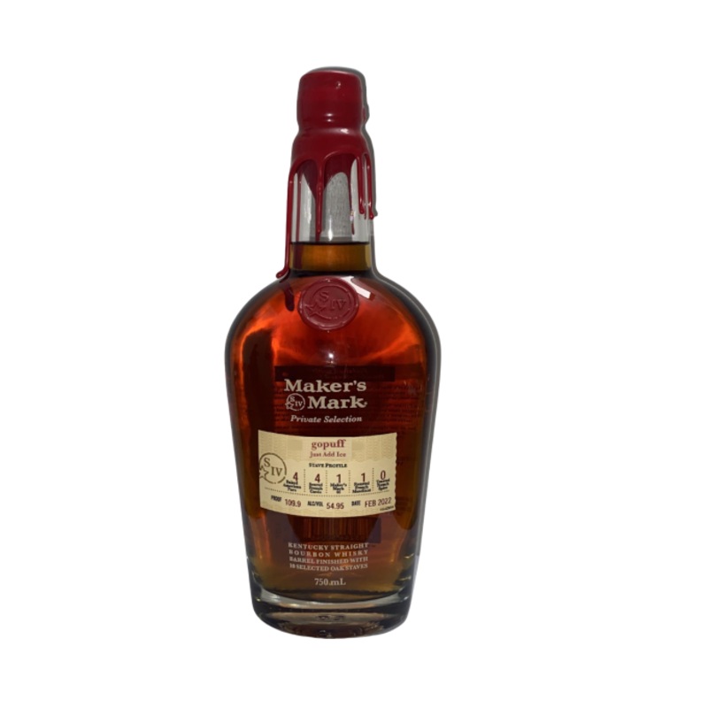 Makers Mark Private Selection Gopuff 750ml (Scan Correct Item)