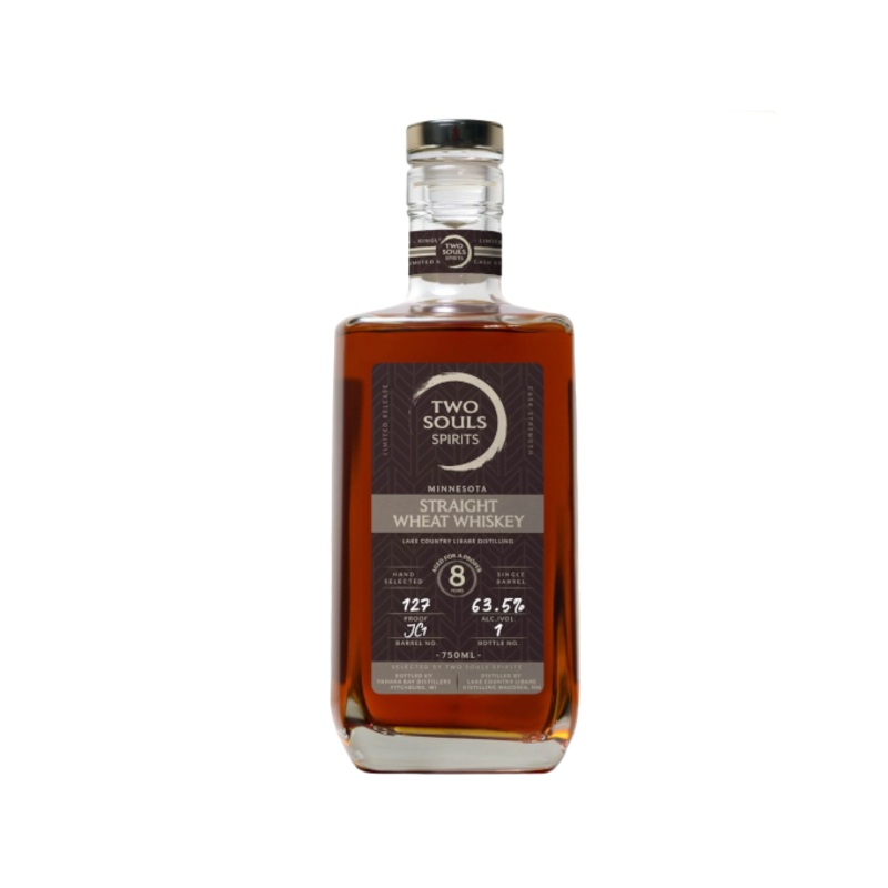 Two Souls Minnesota Straight Wheat Featuring J Carver 8 Years 750ml