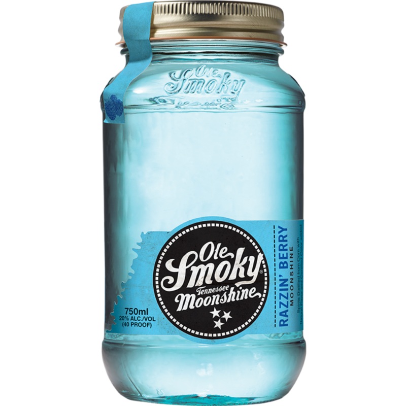 OLE SMOKY MOONSH SOUR RAZ BERRY 40