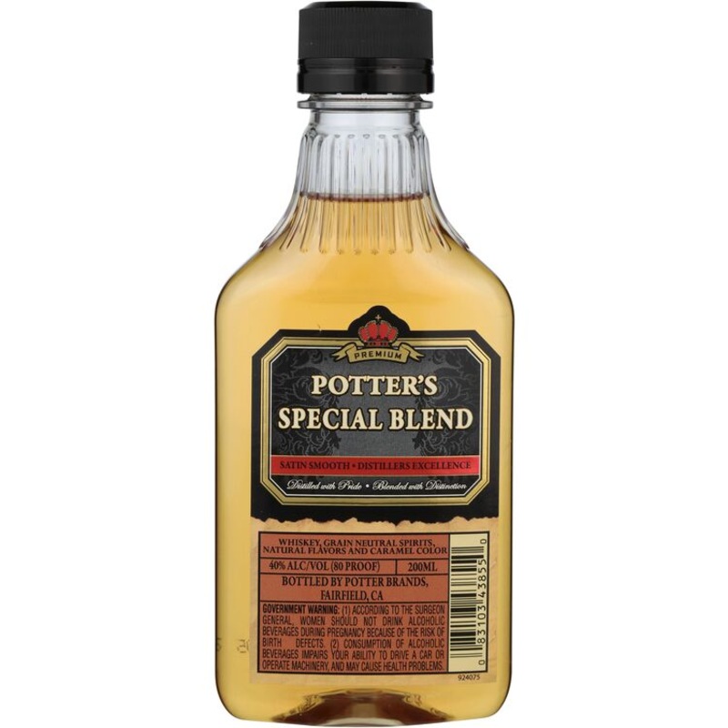 POTTERS WSKY SPECIAL BLEND 80 PET