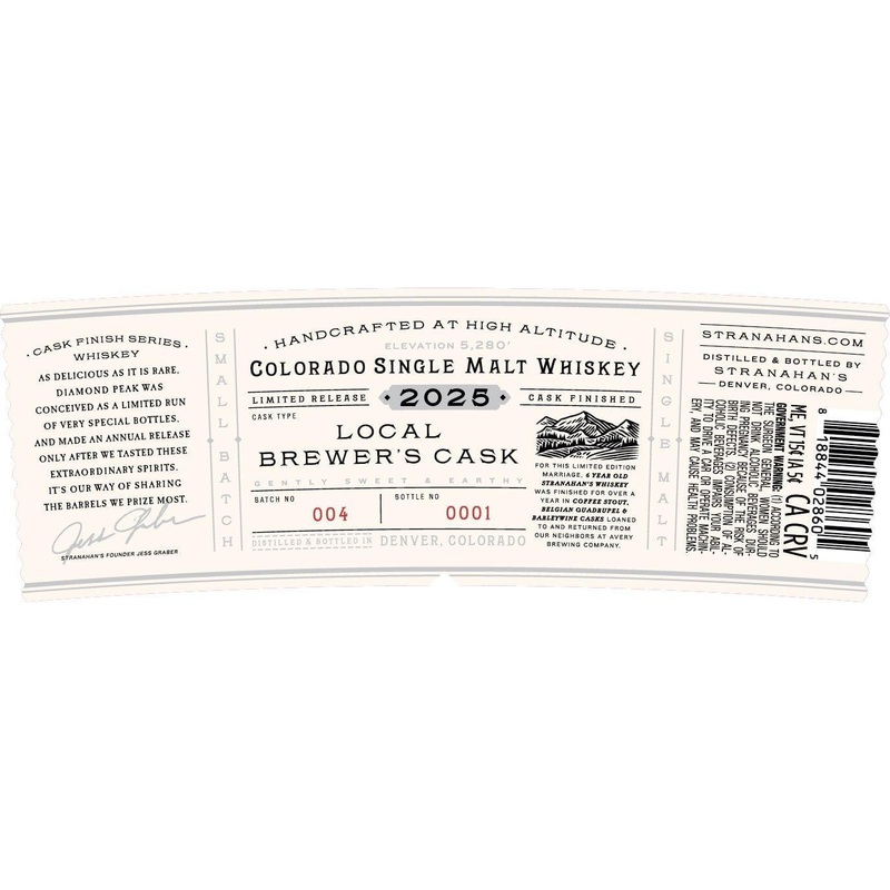 Stranahans Diamond Peak 2025 Batch 4