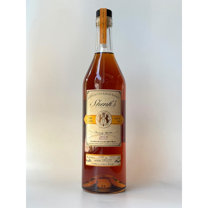 2024 Shenk's Homestead Small Batch Kentucky Sour Mash Whiskey 750ml