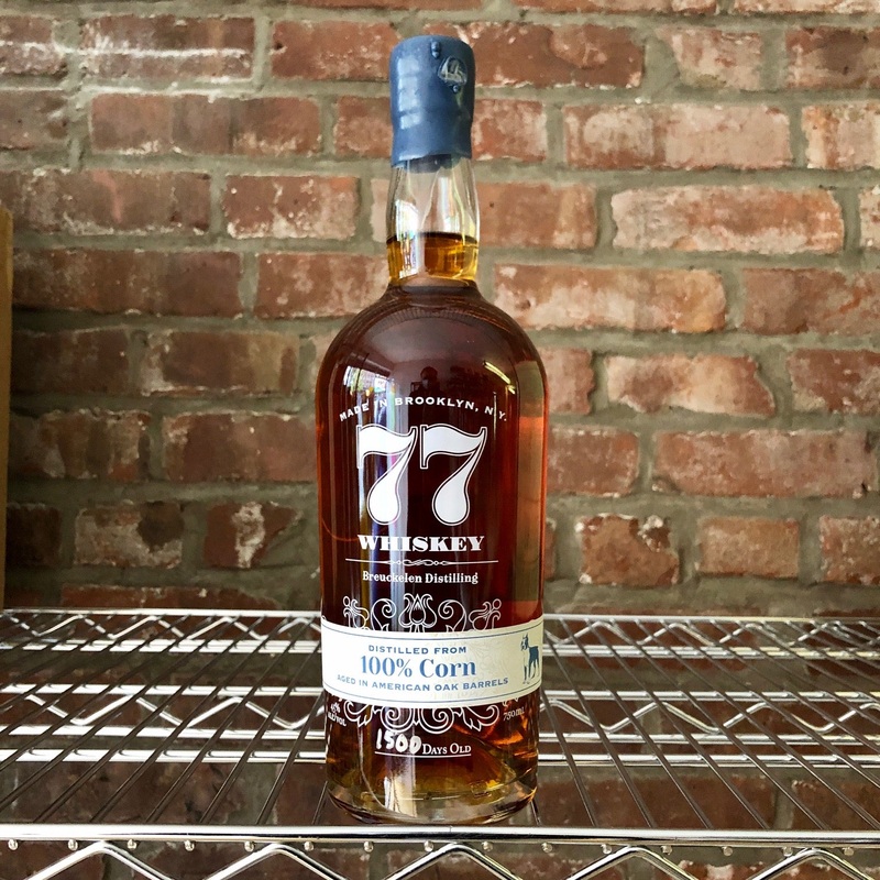 Breuckelen Distilling Company '77' 100% Corn Whiskey, New York, USA