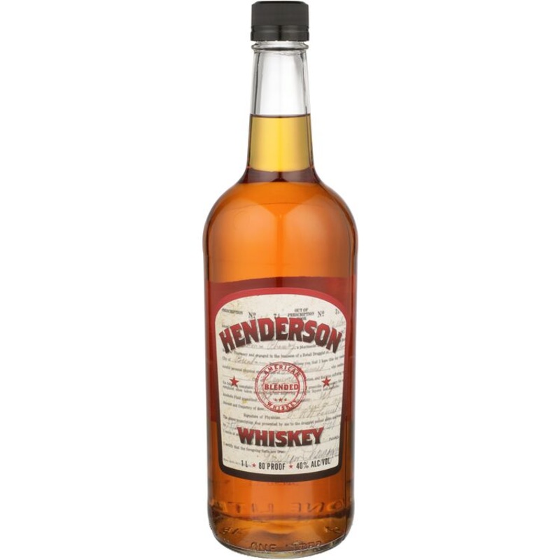 HENDERSON WHISKEY BLENDED 80